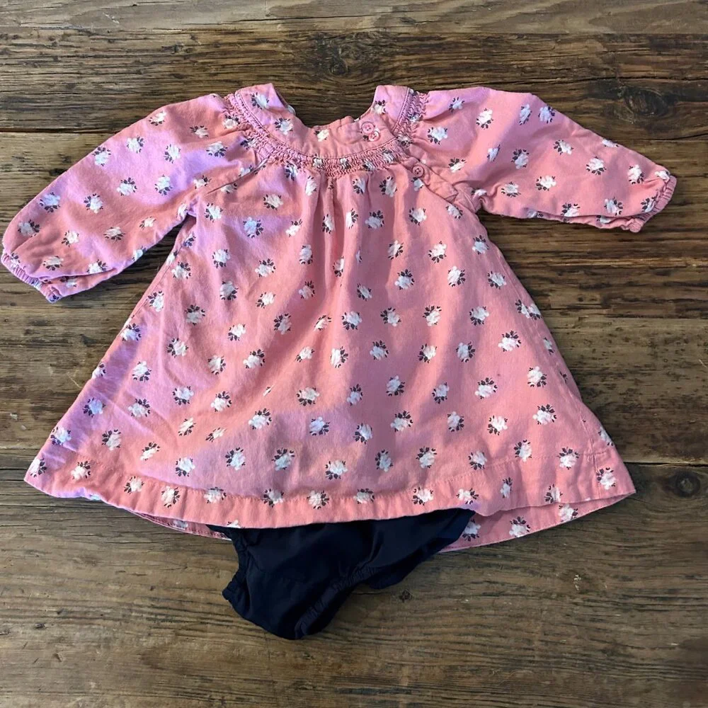 Baby Girl Designer Brands 7 Piece Clothing Bundle size 6-12 Mos.